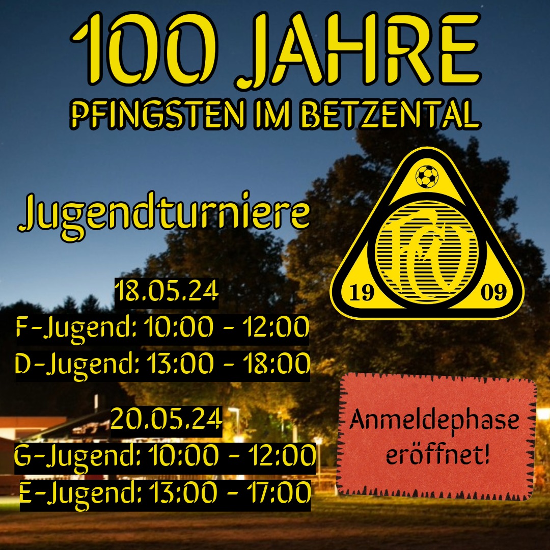 Du betrachtest gerade 100 Jahre Pfingstfest im Betzental – Jugendturniere